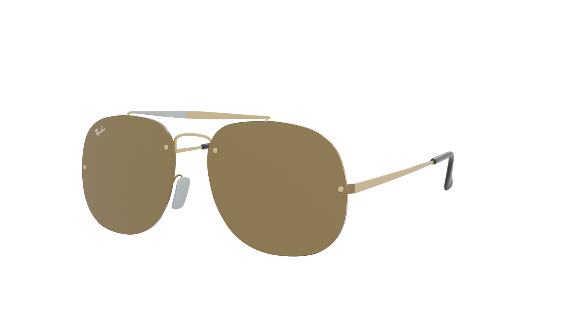 Stylish Aviator Sunglasses Model - Professional 3D Model Render 12