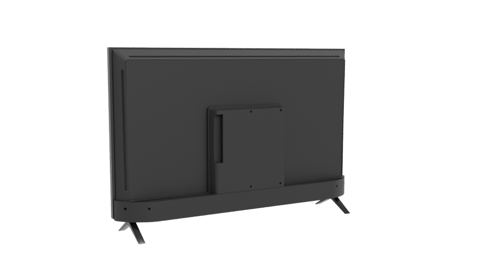 Sleek Modern TV Display Model - Professional 3D Model Render 4