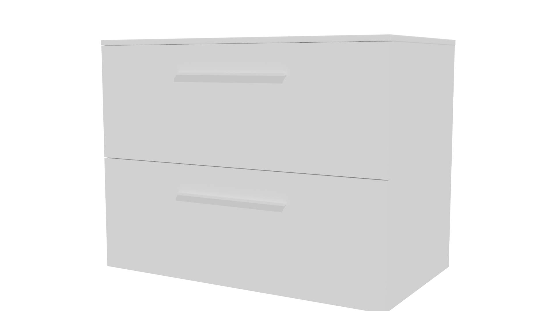 Sleek Modern Bathroom Vanity 3D - Professional 3D Model Render 12