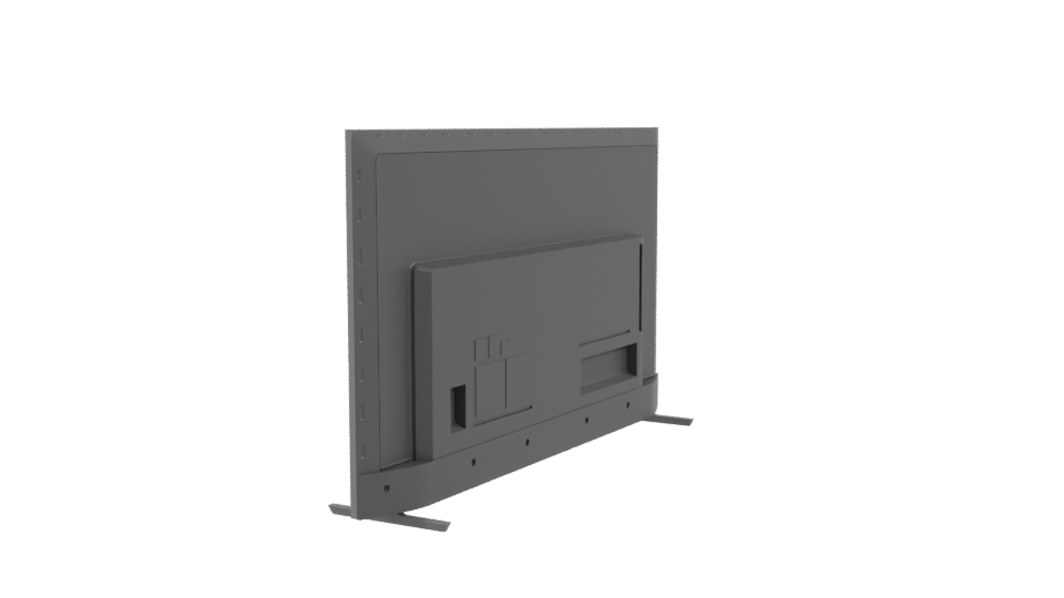 Sleek Modern TV Display 3D - Professional 3D Model Render 3