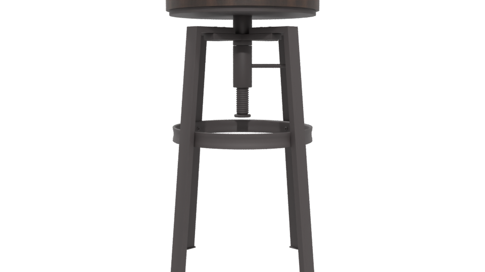 PISO Bar Stool 3D Model - Professional 3D Model Render 5