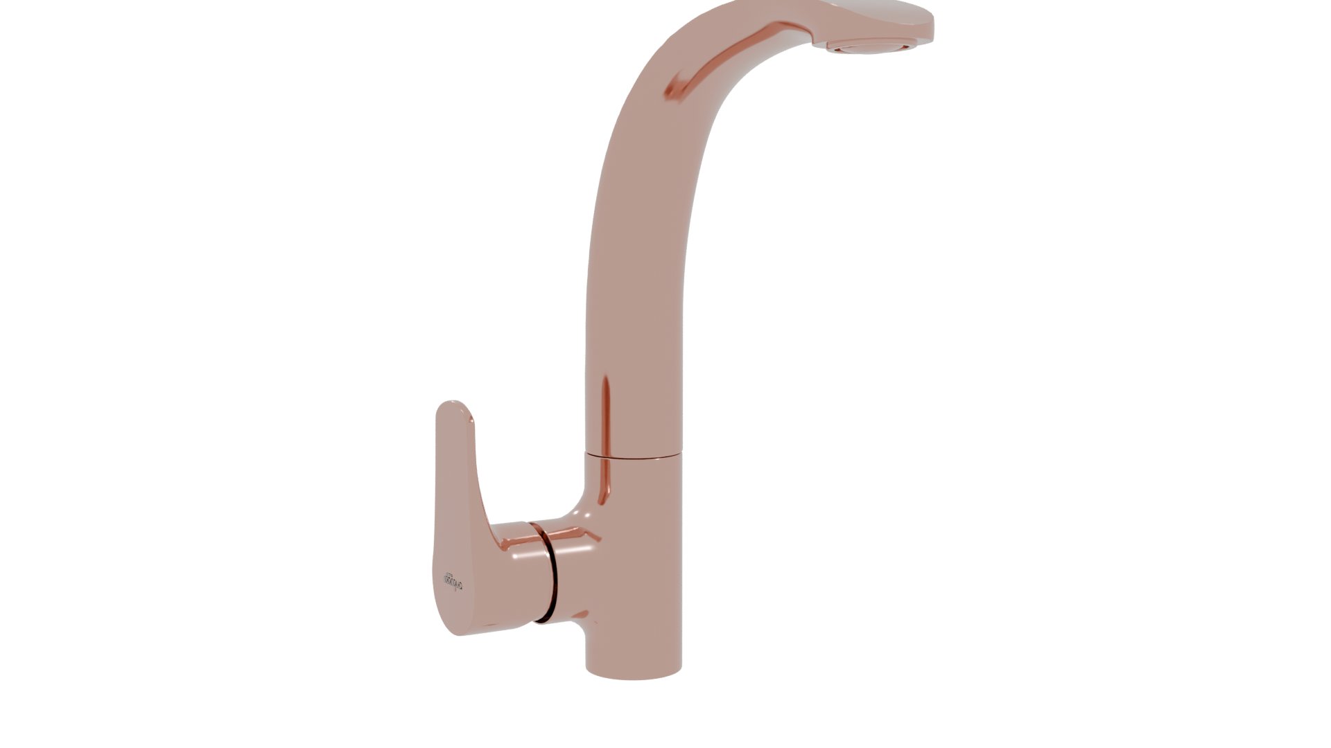 Stylish Copper Sink Drain Model - Professional 3D Model Render 10