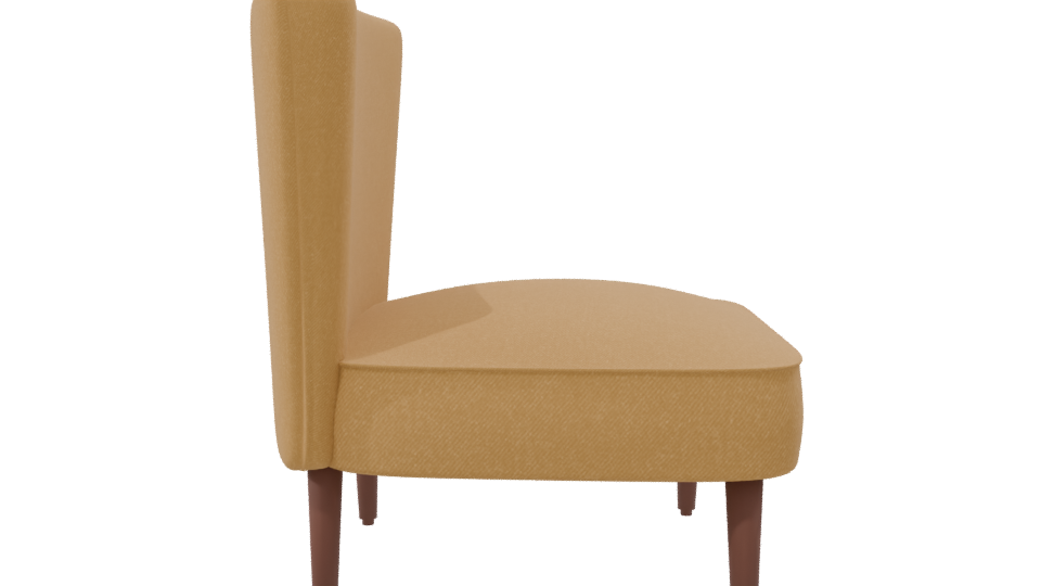 Stylish Modern Accent Chair 3D - Professional 3D Model Render 8
