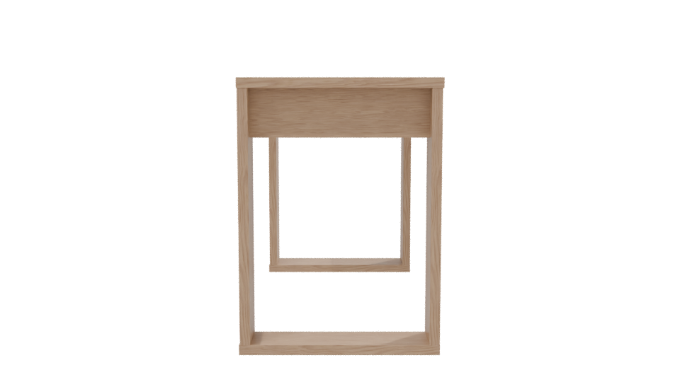 Stylish Wooden Table 3D Model - Professional 3D Model Render 8