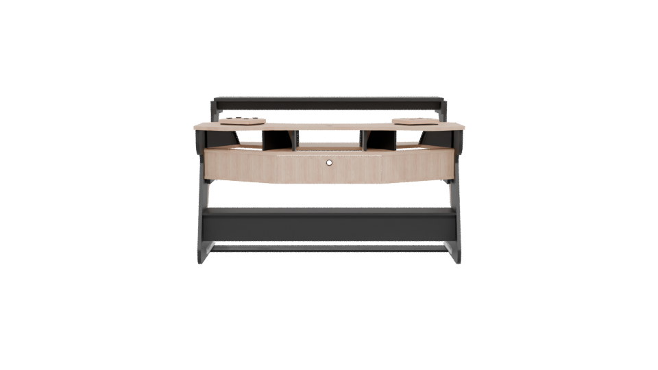 Contemporary Modular Office Desk 3D Model - Professional 3D Model Render 5