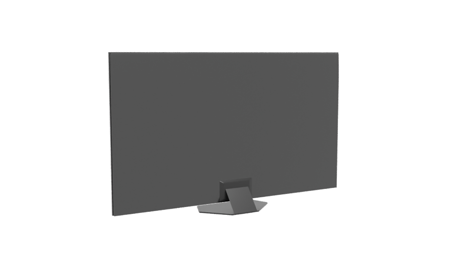 Sleek Modern Television 3D Model - Professional 3D Model Render 4