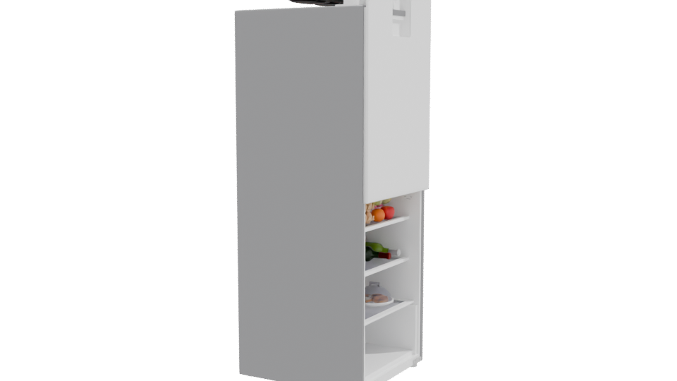 SAMSUNG Refrigerator 3D Model - Professional 3D Model Render 9