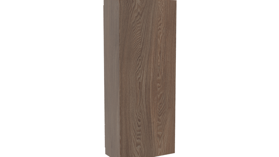 Stylish Wooden Wardrobe Model - Professional 3D Model Render 4
