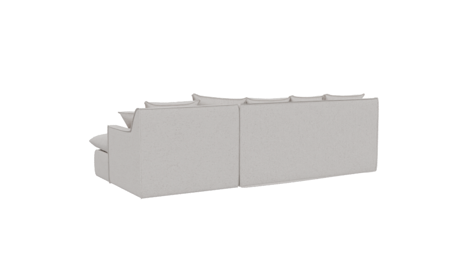 Contemporary Sectional Sofa Model - Professional 3D Model Render 4