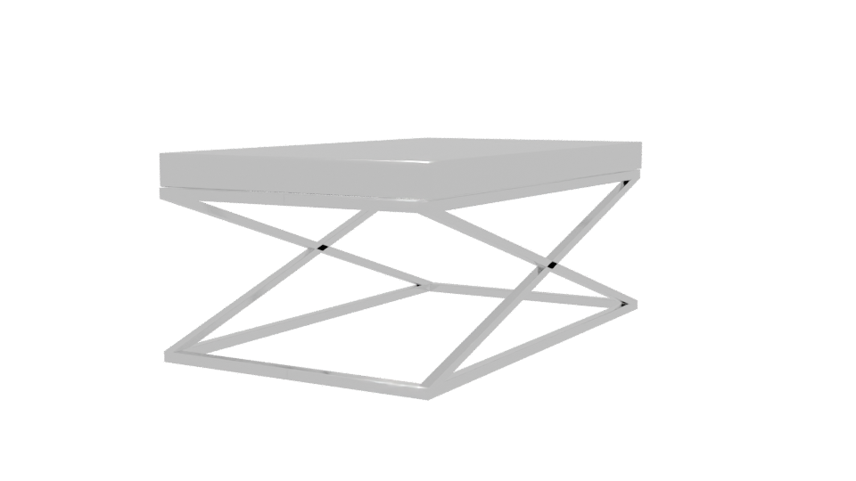 Sleek Modern Coffee Table 3D - Professional 3D Model Render 3