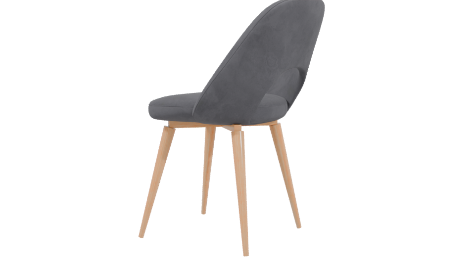 Stylish Modern Dining Chair 3D - Professional 3D Model Render 3