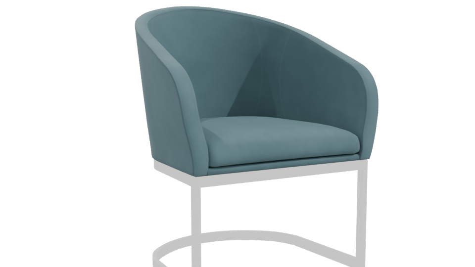 Stylish Modern Accent Chair 3D - Professional 3D Model Render 10