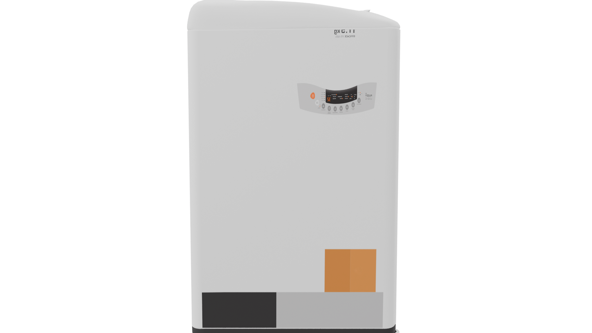 Compact Modern Washing Machine 3D Model - Professional 3D Model Render 8