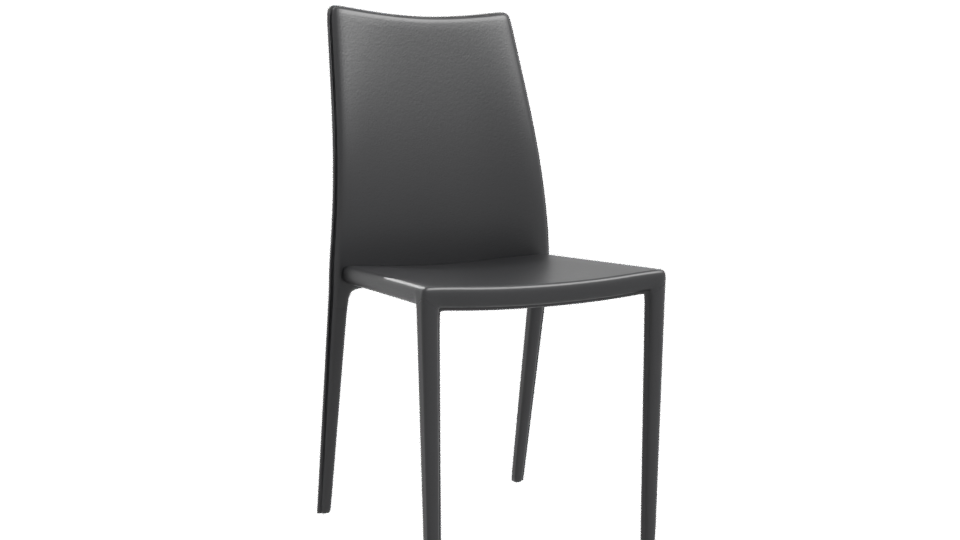 Sleek Modern Dining Chair 3D Model - Professional 3D Model Render 10