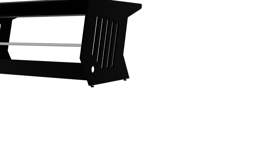 Stylish Modern Rectangular Table 3D - Professional 3D Model Render 6