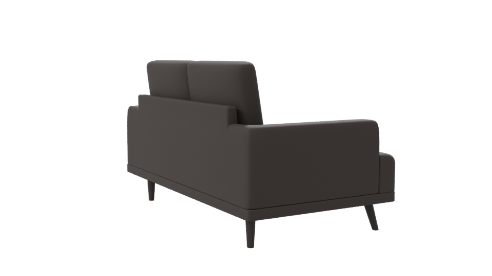 Modern Dark Gray Sofa 3D - Professional 3D Model Render 7