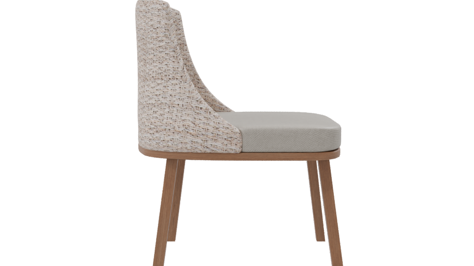 Contemporary Lounge Chair Model - Professional 3D Model Render 8