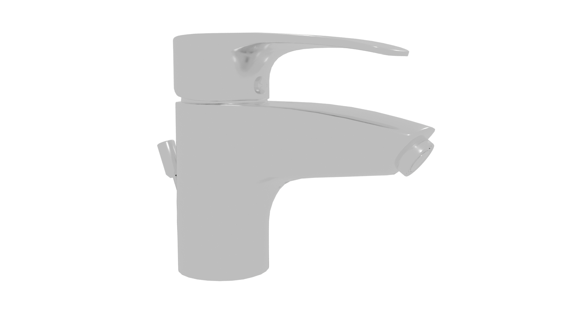 Sleek Modern Faucet 3D Model - Professional 3D Model Render 12