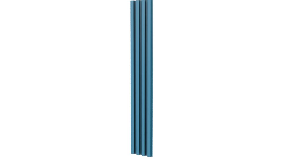 Stylized Vertical Pillar Model - Professional 3D Model Render 6