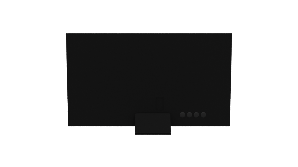 Sleek Modern Television 3D Model - Professional 3D Model Render 5