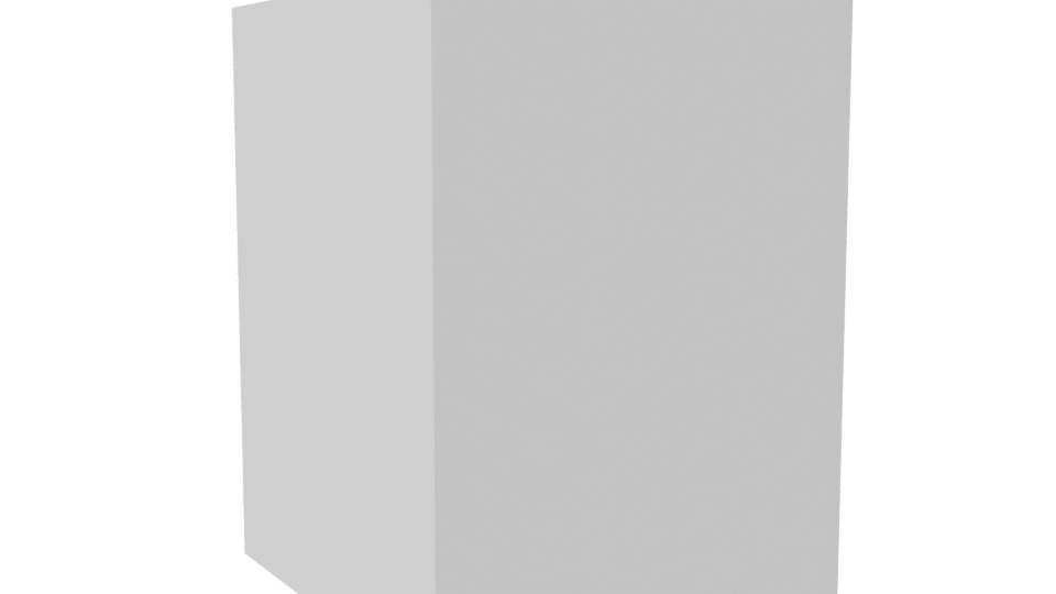 Stylish Minimalist Nightstand 3D - Professional 3D Model Render 7