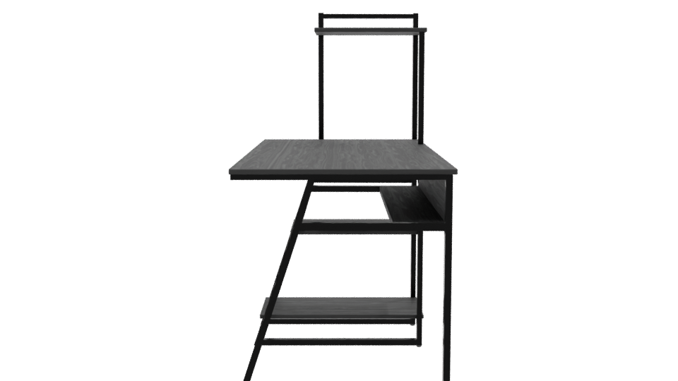 Contemporary Office Desk 3D Model - Professional 3D Model Render 2