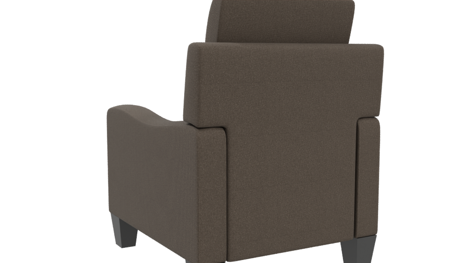 Stylish Modern Accent Chair - Professional 3D Model Render 4