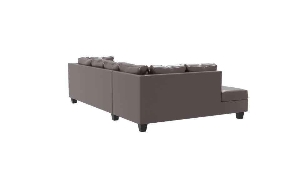Contemporary L-Shaped Sofa 3D - Professional 3D Model Render 7