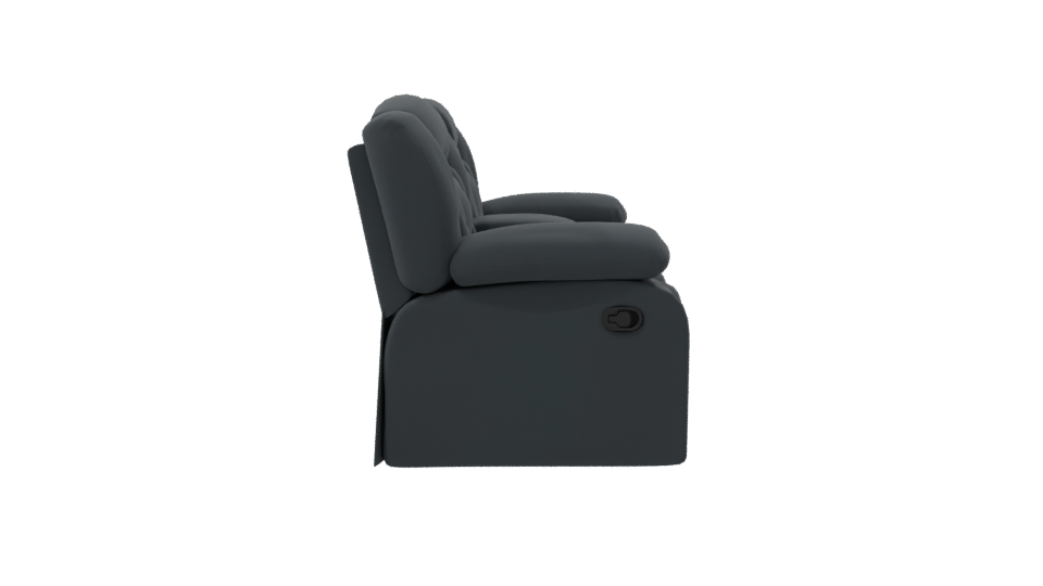 Stylish Reclining Sofa 3D Model - Professional 3D Model Render 8