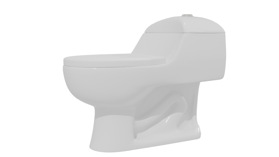 Stylish Toilet 3D Model - Professional 3D Model Render 13