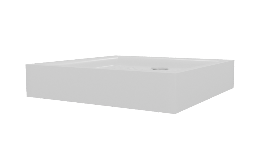 Square Shower Tray 3D Model - Professional 3D Model Render 12