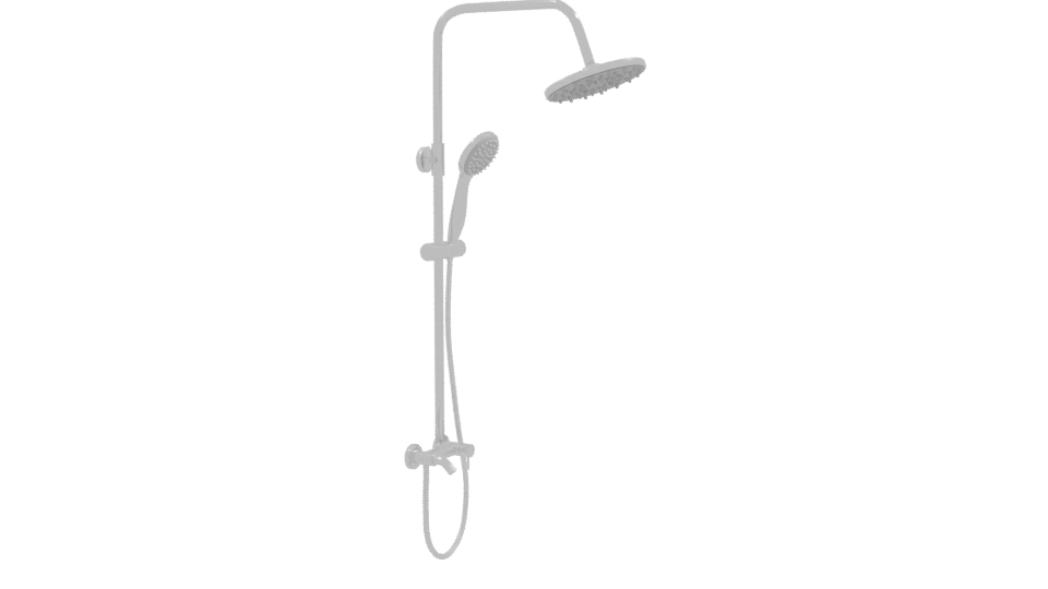 Contemporary Shower System 3D Model - Professional 3D Model Render 9