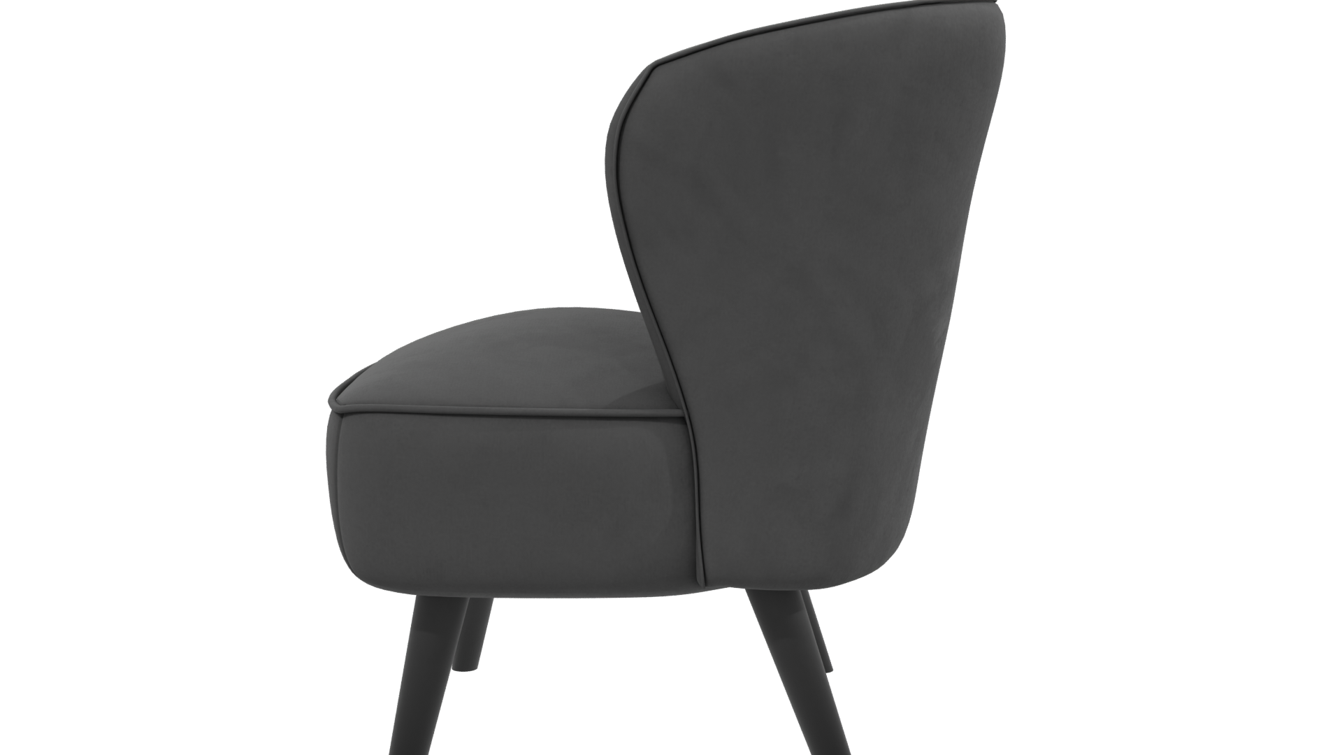 Stylish Modern Accent Chair 3D - Professional 3D Model Render 2
