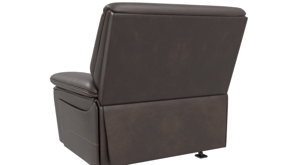 Luxurious Leather Recliner 3D Model - Professional 3D Model Render 4