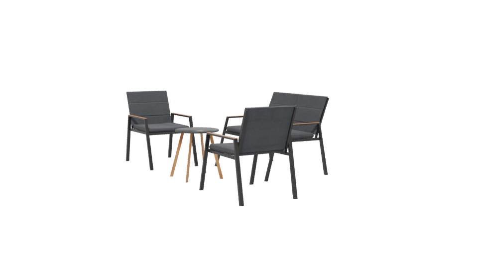 Modern Patio Furniture Set 3D - Professional 3D Model Render 13