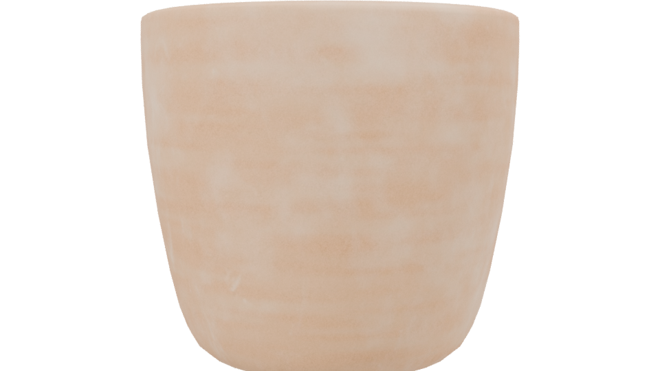 Stylish Ceramic Planter 3D Model - Professional 3D Model Render 2