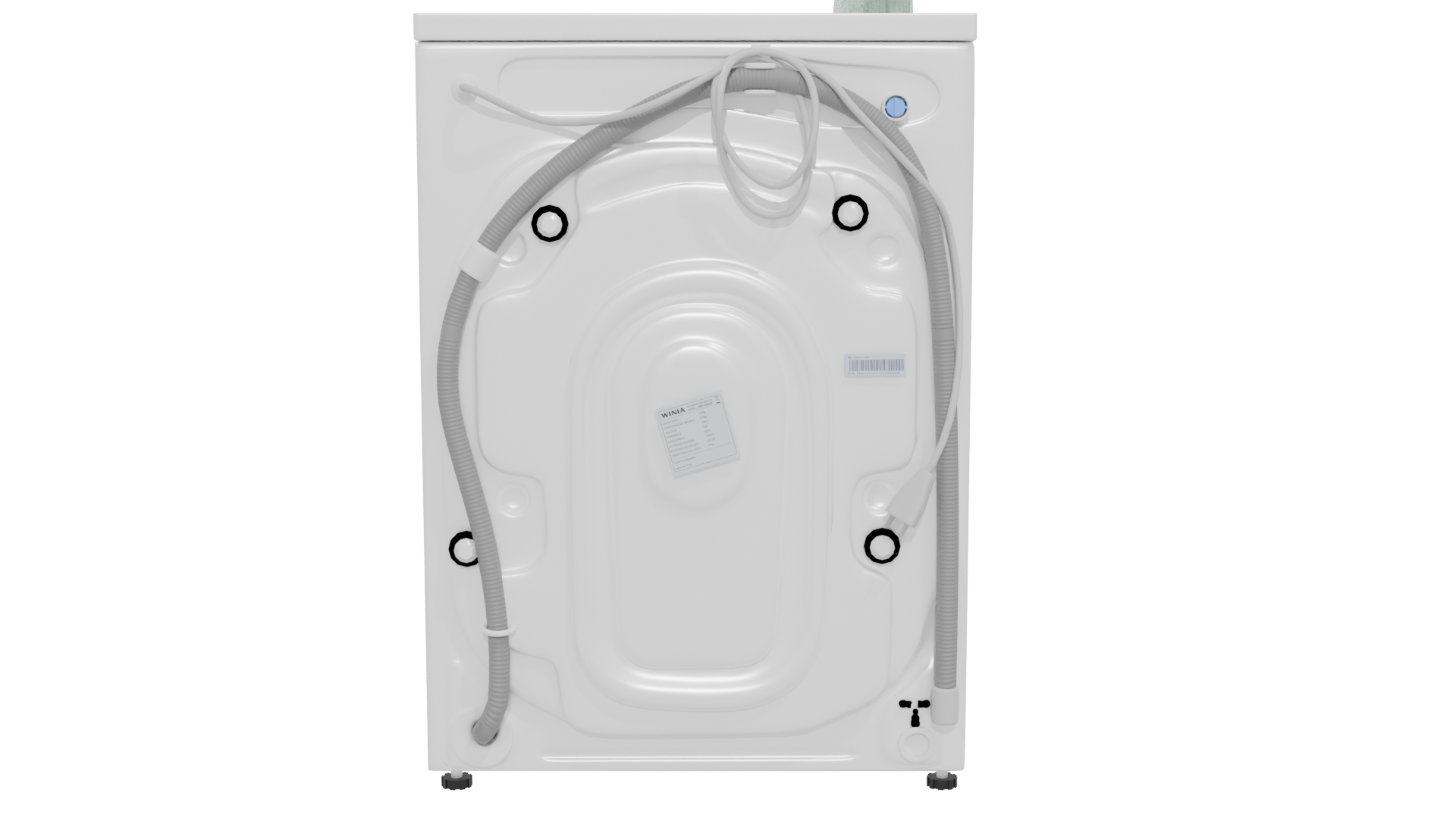 Modern Household Washing Machine 3D - Professional 3D Model Render 5