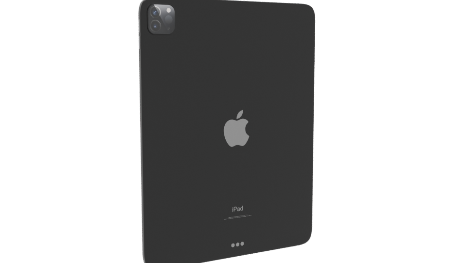 Sleek Tablet Device 3D Model - Professional 3D Model Render 4