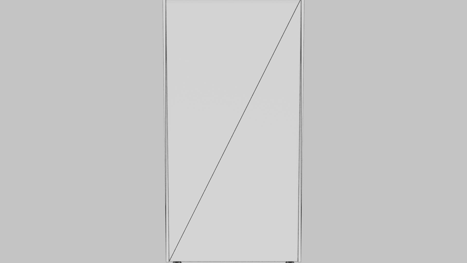 Minimalist Storage Cabinet 3D Model - Professional 3D Model Render 14
