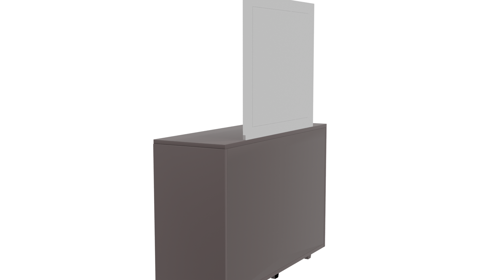 Stylish Modern Dresser Set 3D - Professional 3D Model Render 3