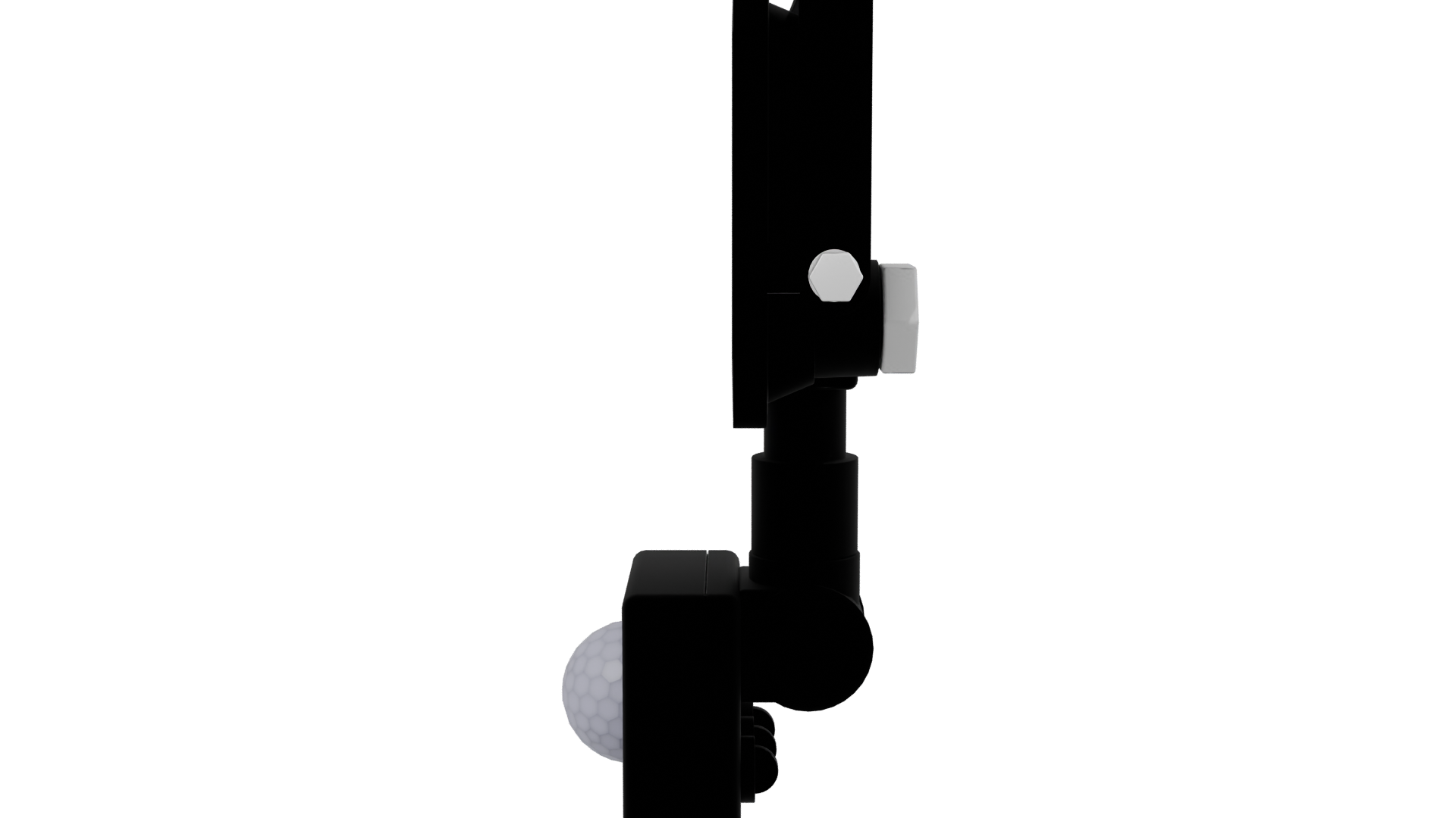 LED Floodlight 3D Model - Professional 3D Model Render 2