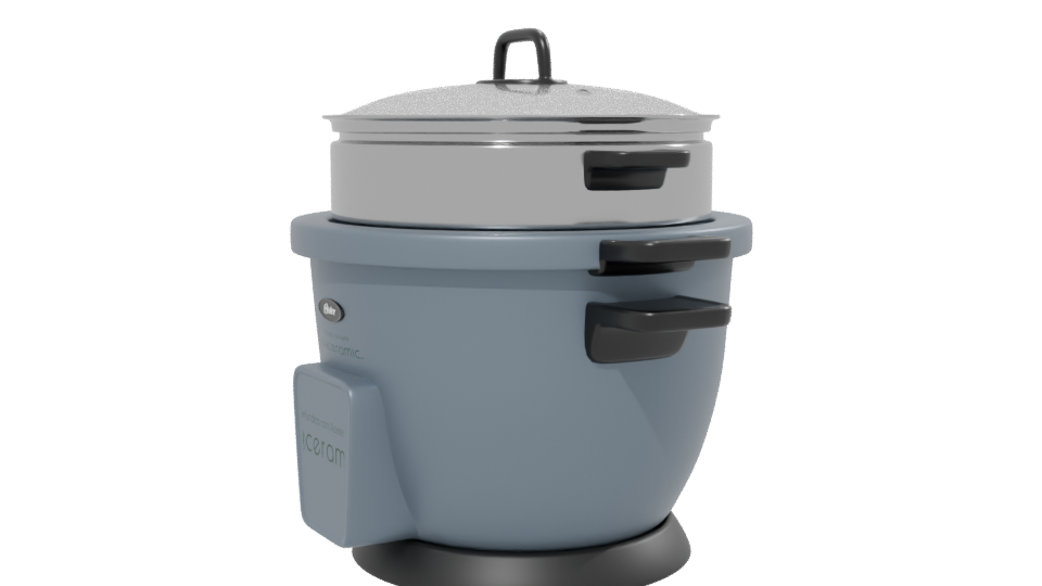 Ceramic Electric Cooker 3D Model - Professional 3D Model Render 13