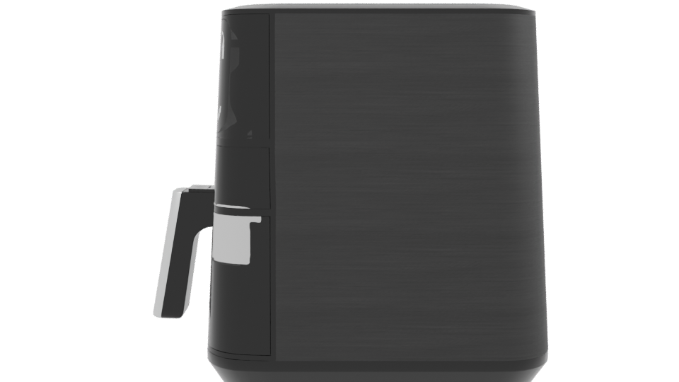 Stylish Air Fryer 3D Model - Professional 3D Model Render 2