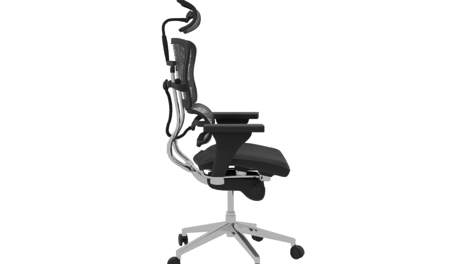 Ergonomic Modern Office Chair 3D Model - Professional 3D Model Render 8