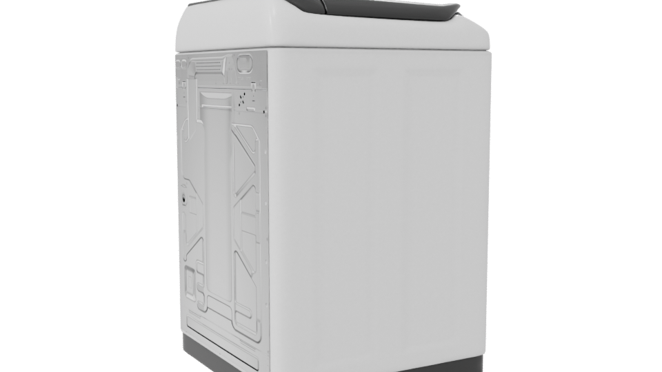 High-Efficiency Washing Machine Model - Professional 3D Model Render 7