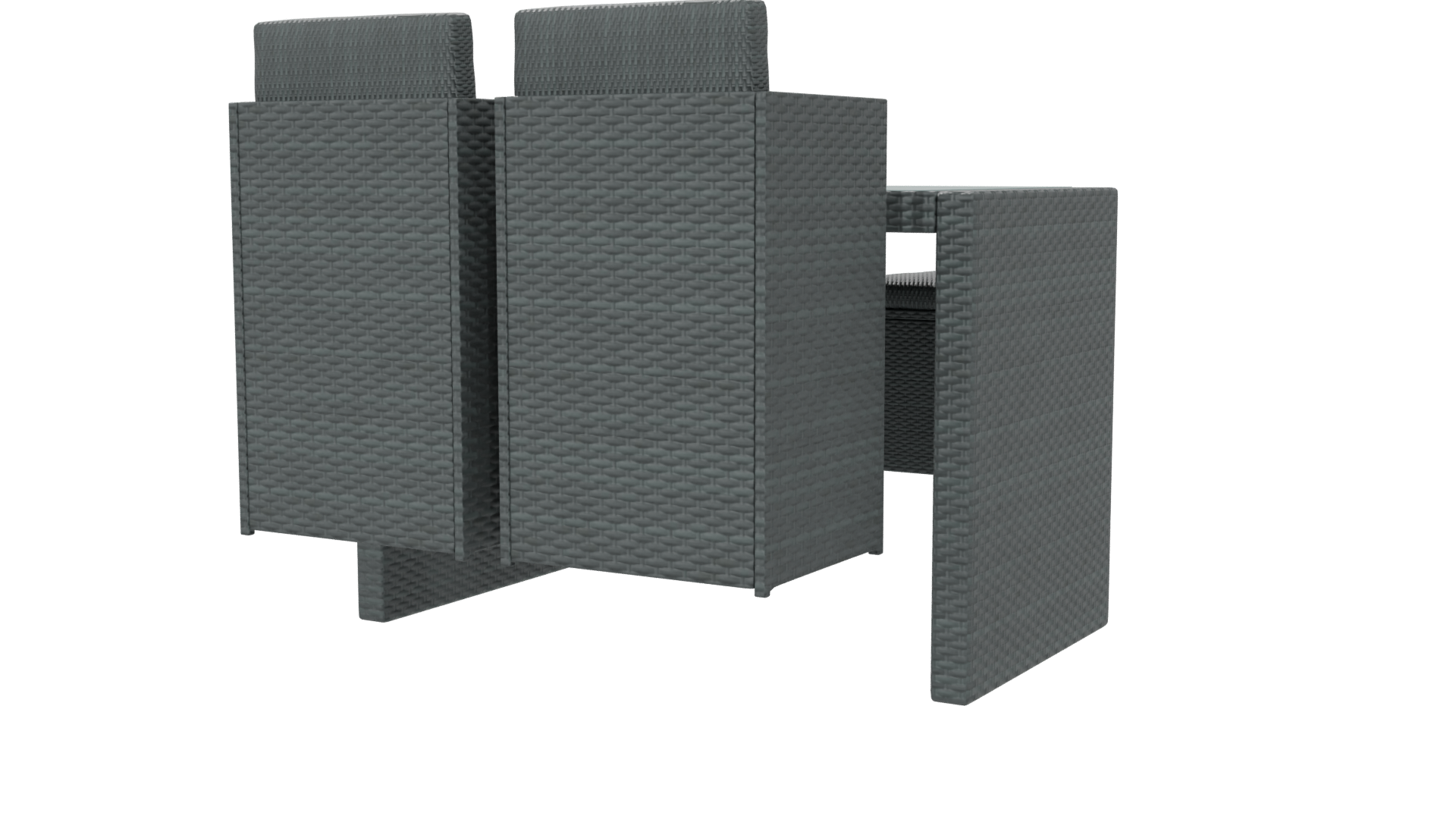 Stylish Outdoor Dining Set 3D - Professional 3D Model Render 6