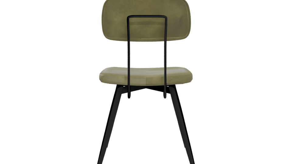 Stylish Minimalist Dining Chair 3D Model - Professional 3D Model Render 5