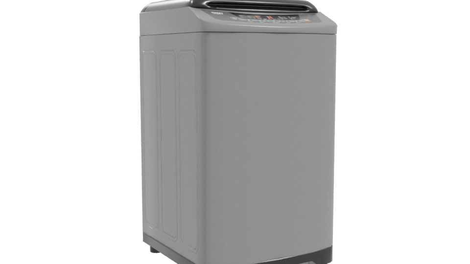Sleek Modern Washing Machine 3D - Professional 3D Model Render 10