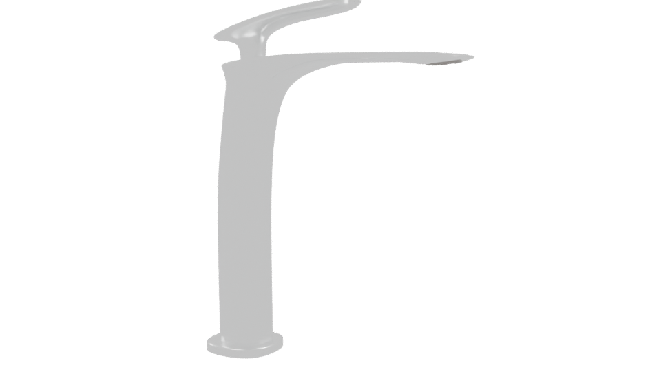 Modern Minimalist Bathroom Sink - Professional 3D Model Render 9