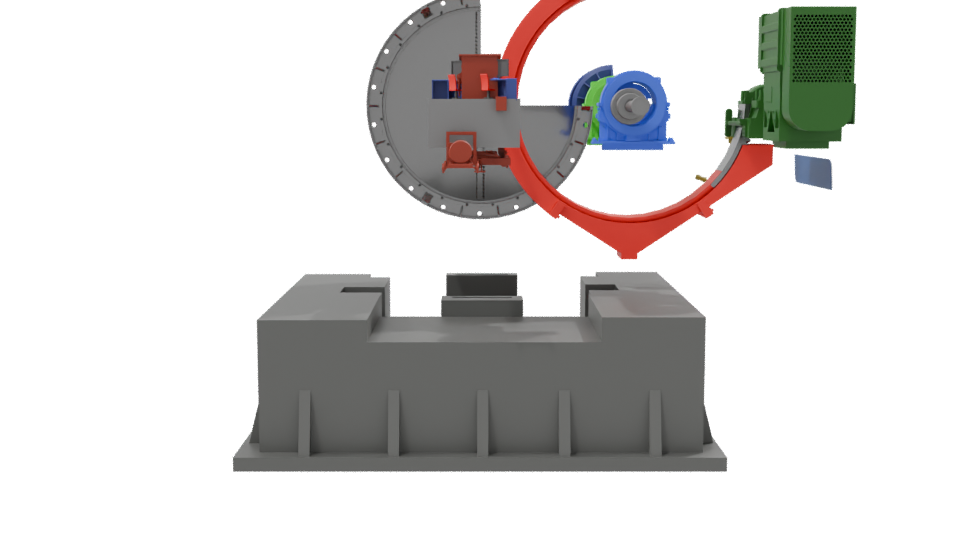 Industrial Machine Model 3D - Professional 3D Model Render 8